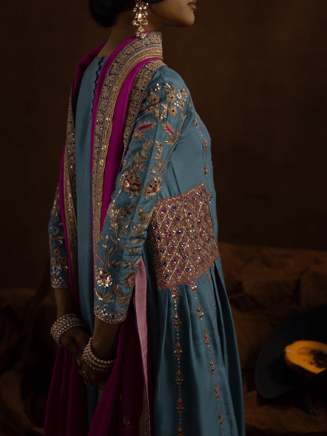 Sanam Chaudhri Navaz Teal 2 Piece
