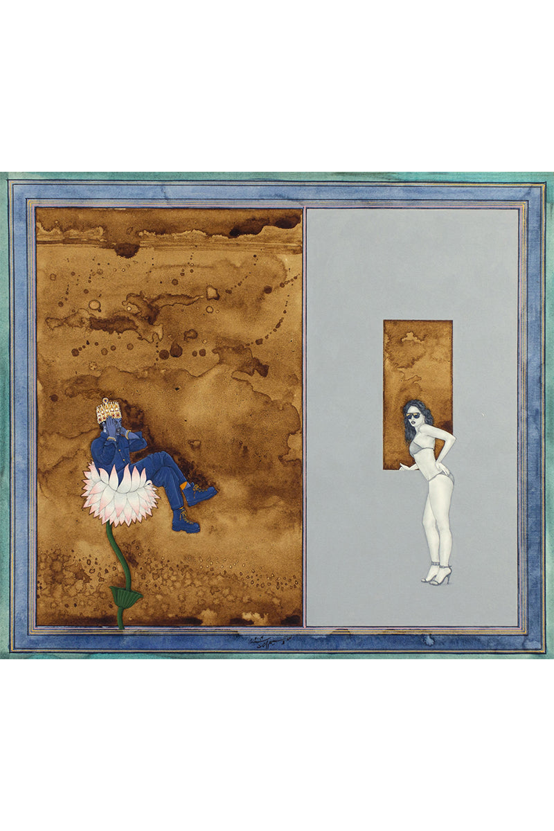 Dawani Art Gallery - Untitled by Waseem Ahmed - WAAH-03