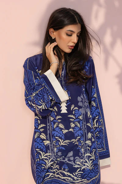 Sania Maskatiya - Deliya Crepe & Raw Silk Suit For Women - Ivory - 2 Piece