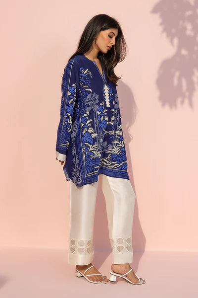 Sania Maskatiya - Deliya Crepe & Raw Silk Suit For Women - Ivory - 2 Piece