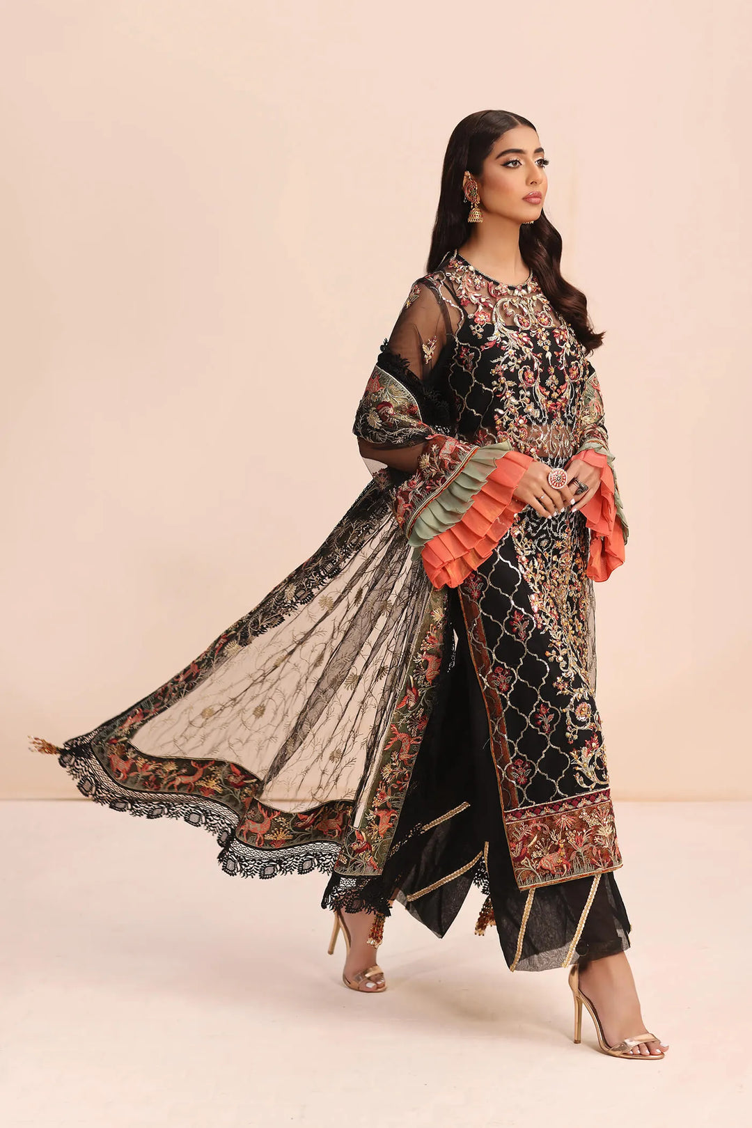 Musferah Saad - Empress Noir - Black - 3 Piece