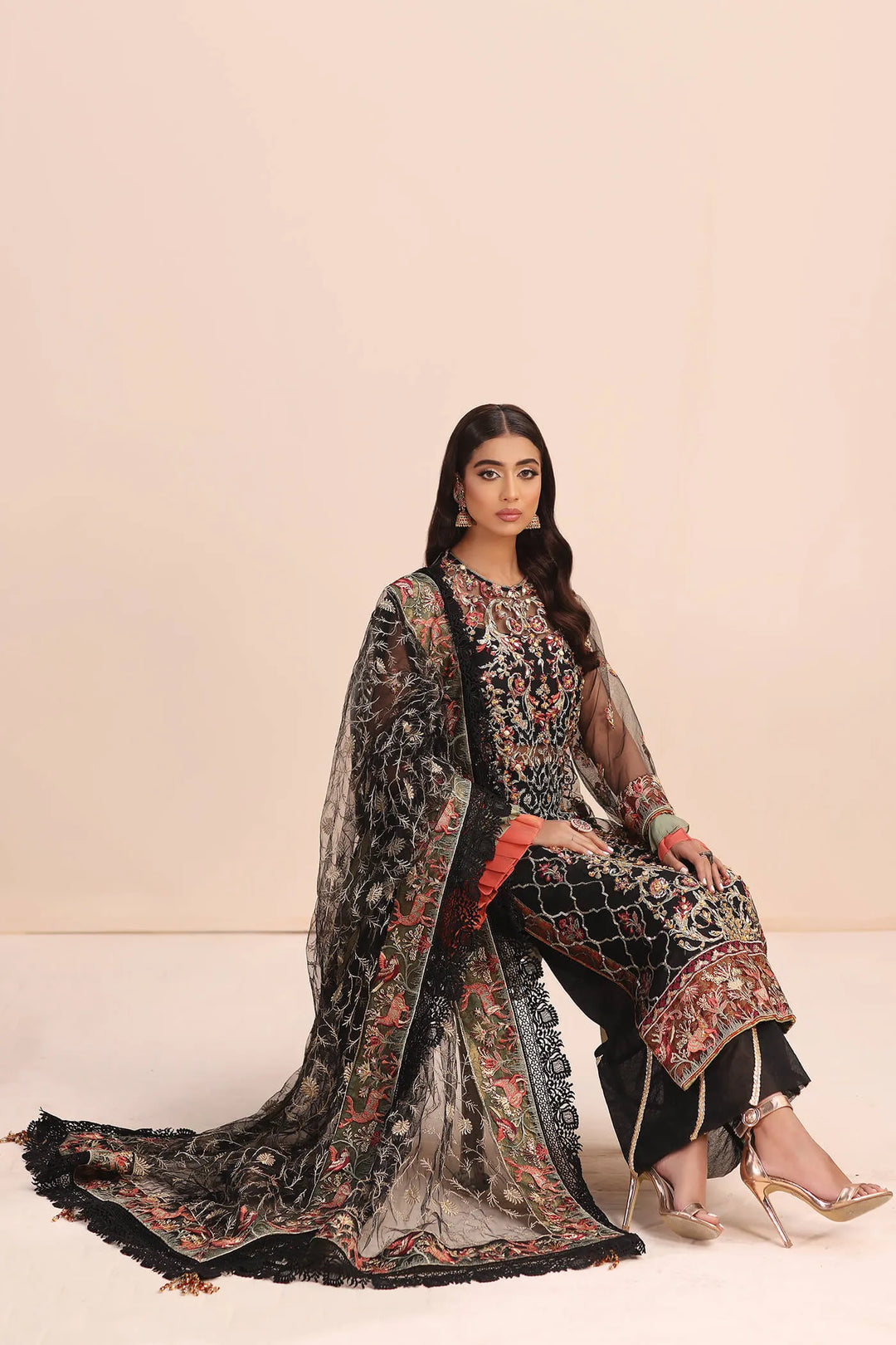 Musferah Saad - Empress Noir - Black - 3 Piece