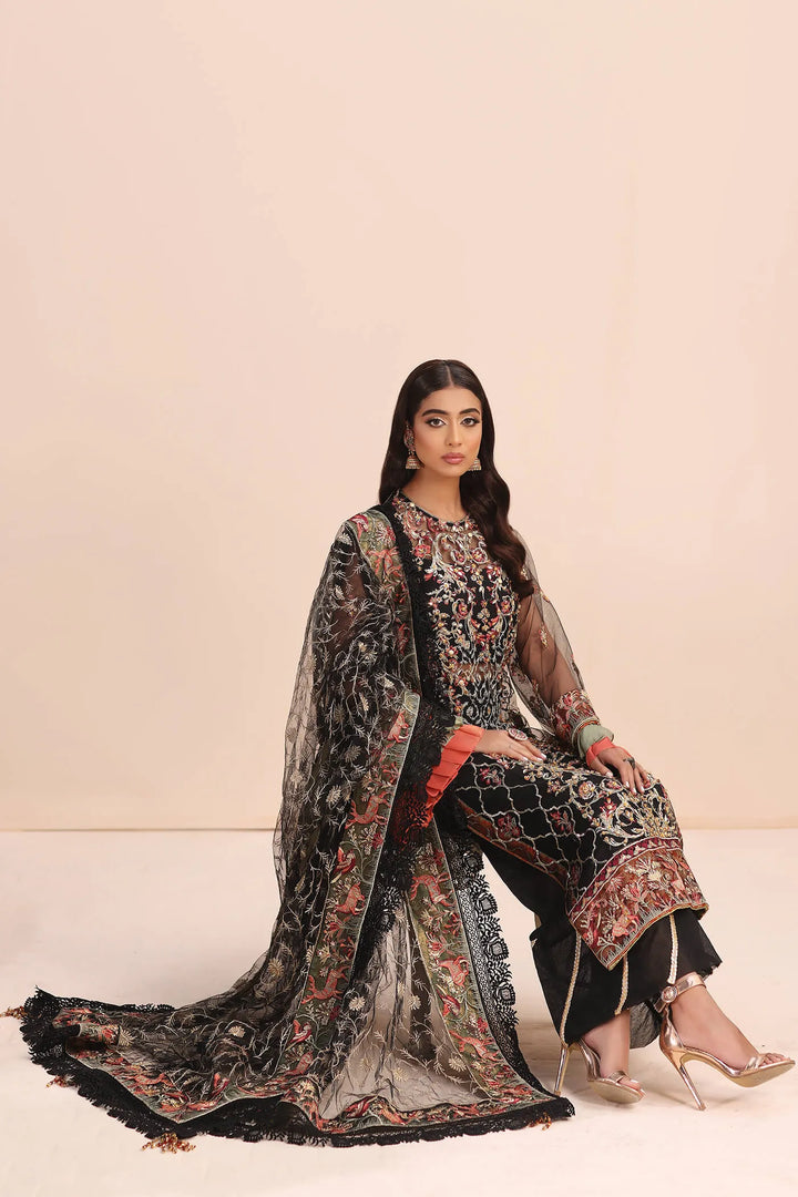 Musferah Saad - Empress Noir - Black - 3 Piece