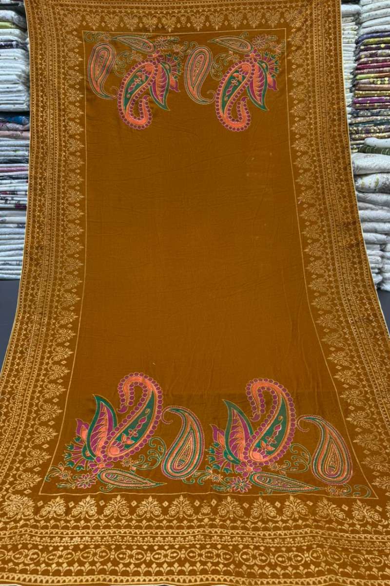Designs By Amina - Block Print Work Shawl 2
