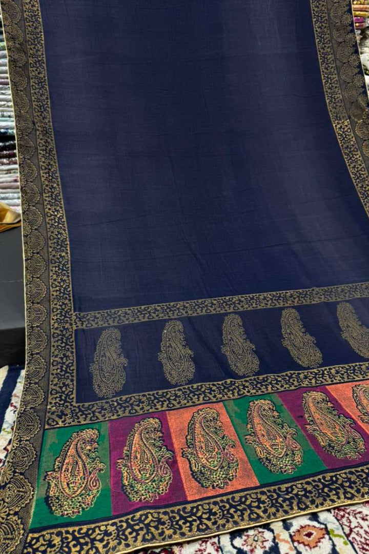 Designs By Amina - Block Print Work Shawl 7