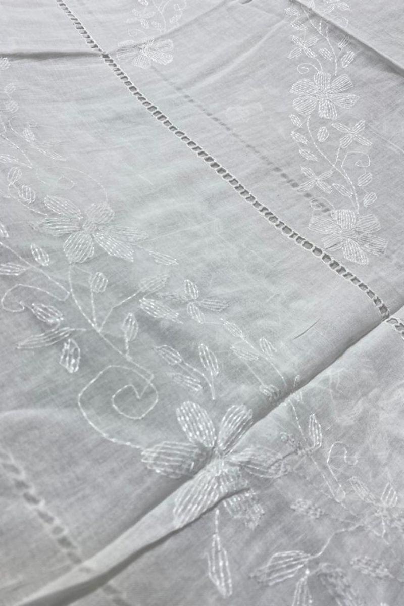 Designs By Amina - Hand Embroidered Thread Work Dupatta - 05