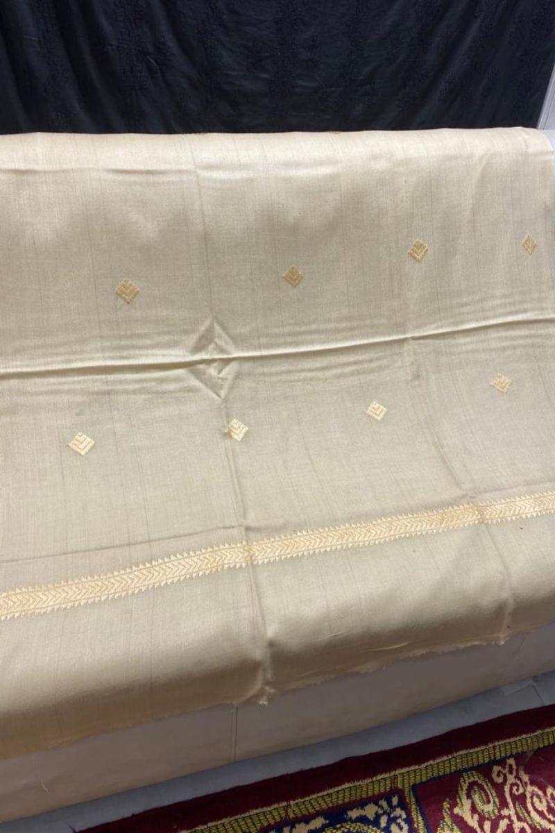 Designs By Amina - Hand Work Thread Paka Work - Wool Shawl - 1
