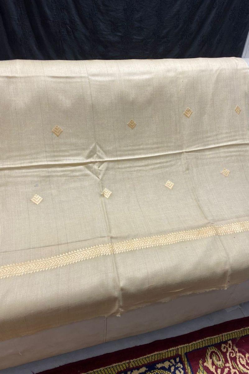 Designs By Amina - Hand Work Thread Paka Work - Wool Shawl - 15