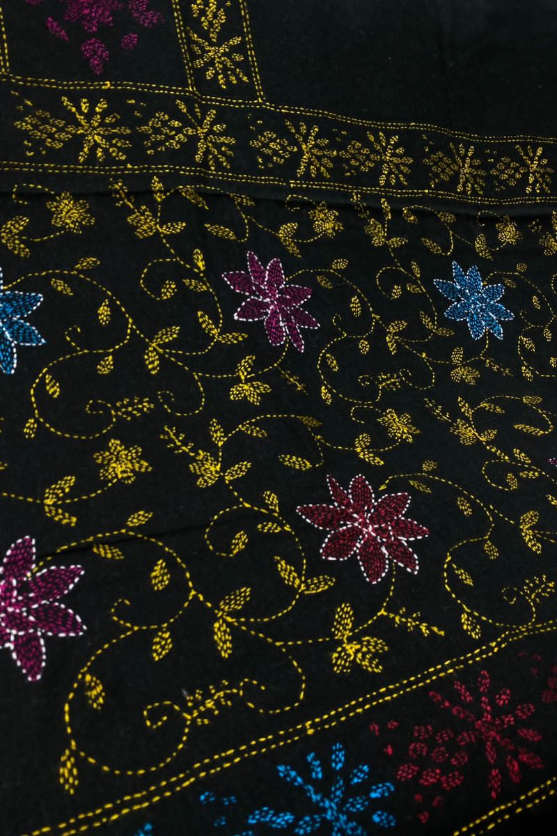 Designs By Amina - Hand worked - wool shawl - 11