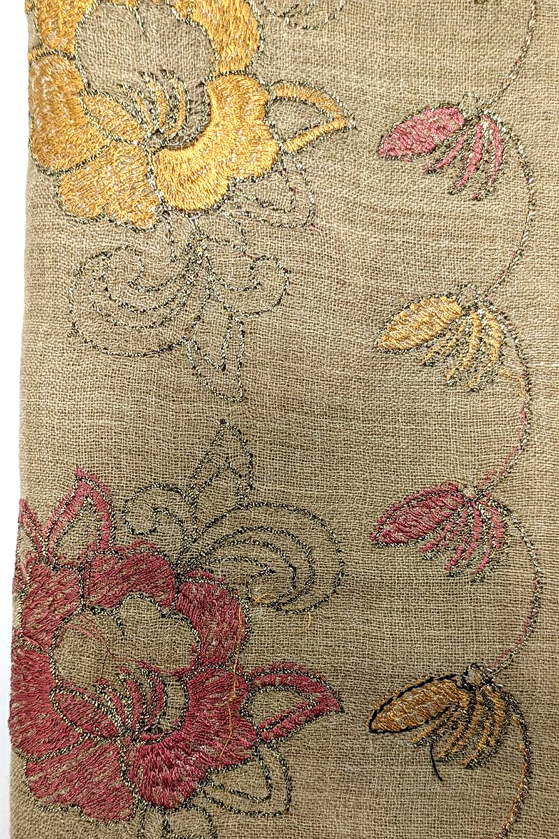 Designs by Amina - Hand Work - Wool - Shawl - 1 Piece - 0011