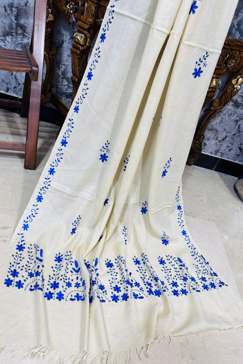 Designs by Amina - Hand Work - Wool Shawl - 1 Piece - 19