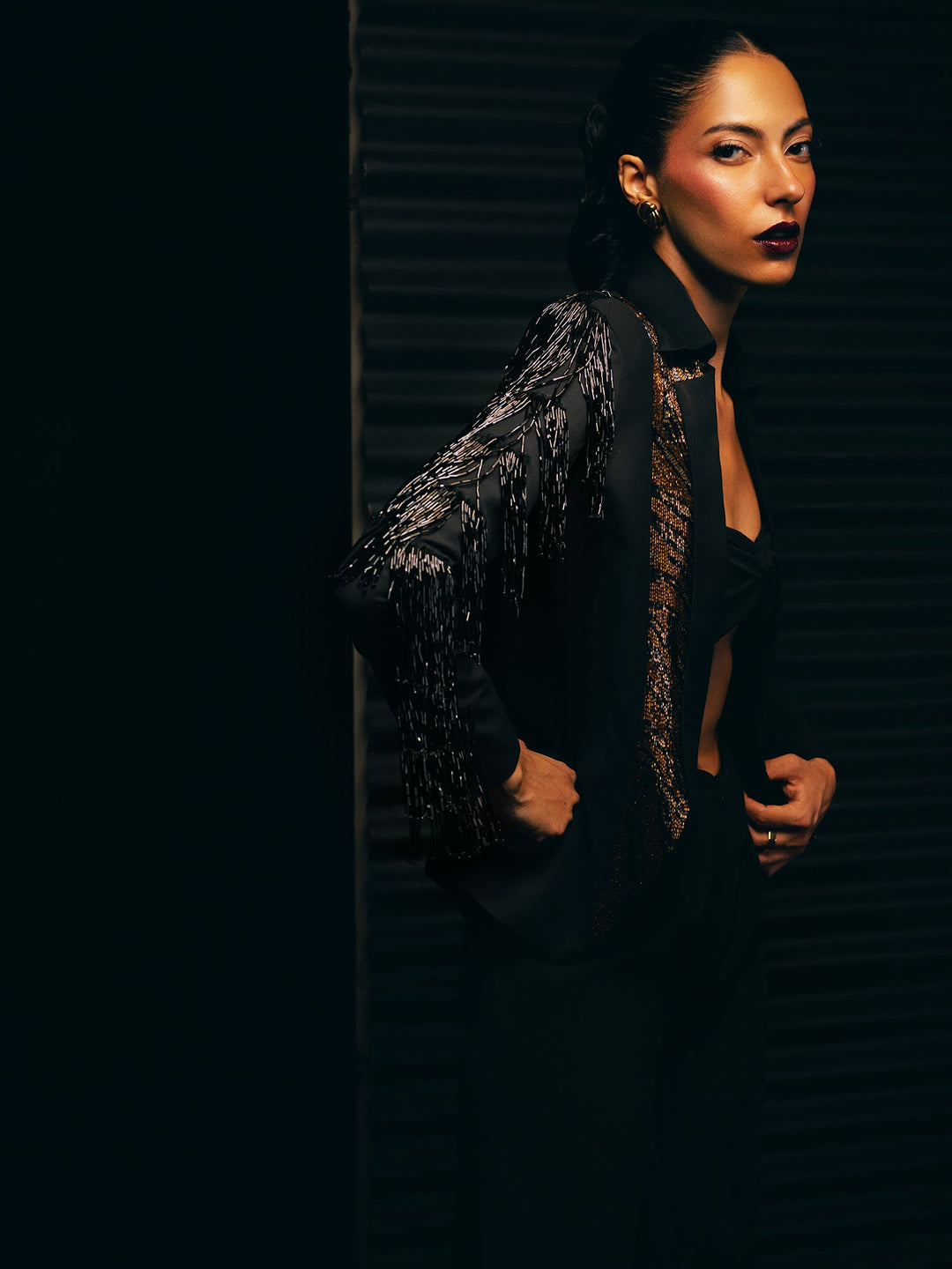 Sanam Chaudhri Gemma Jacket Black 1 Piece