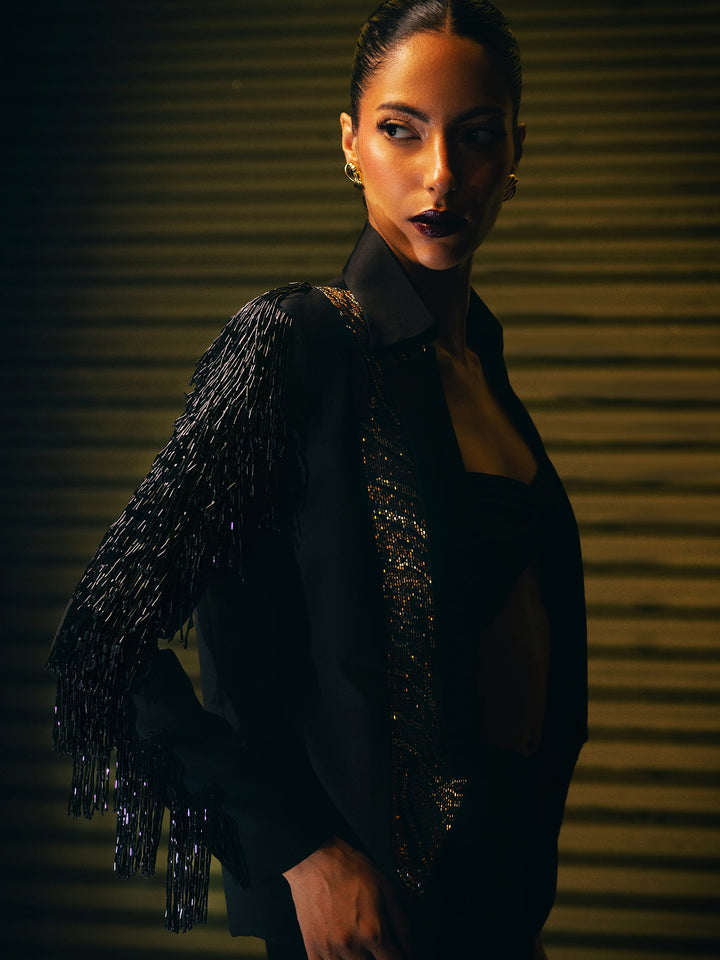 Sanam Chaudhri Gemma Jacket Black 1 Piece