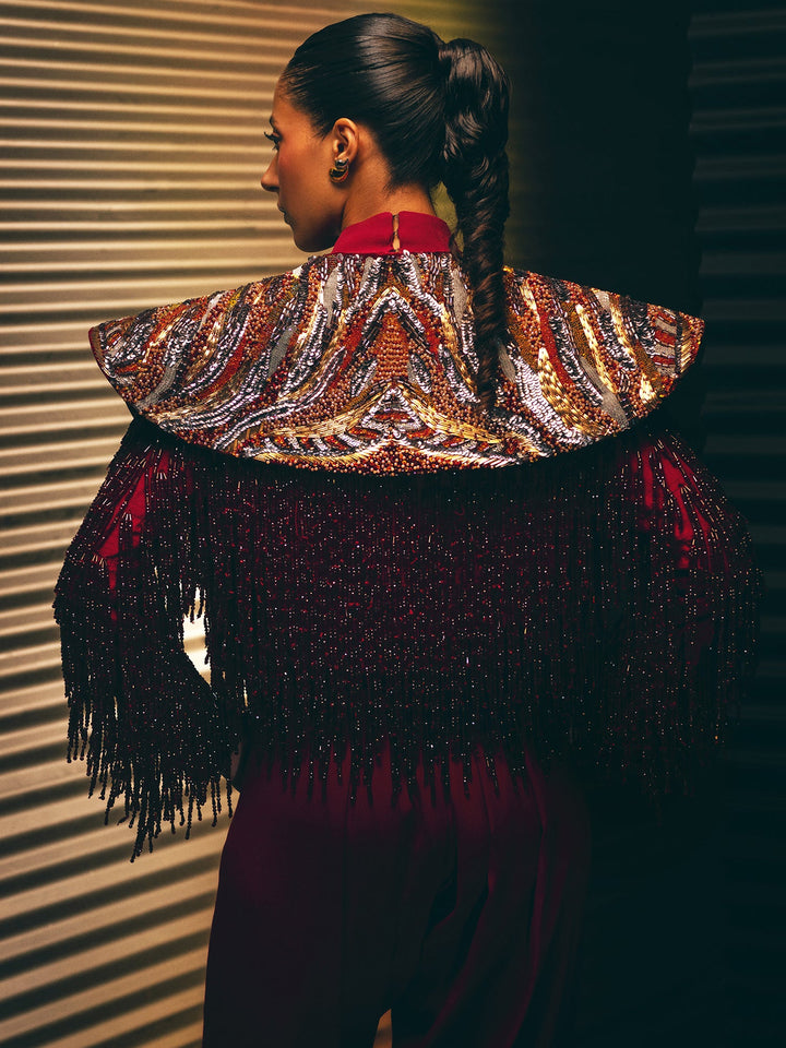 Sanam Chaudhri Scarletta Jacket nan 1 Piece