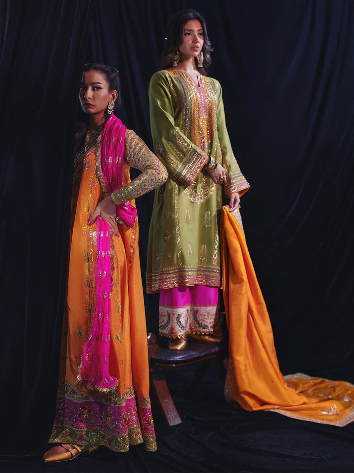 Sanam Chaudhri JAWHAR Green 2 Piece