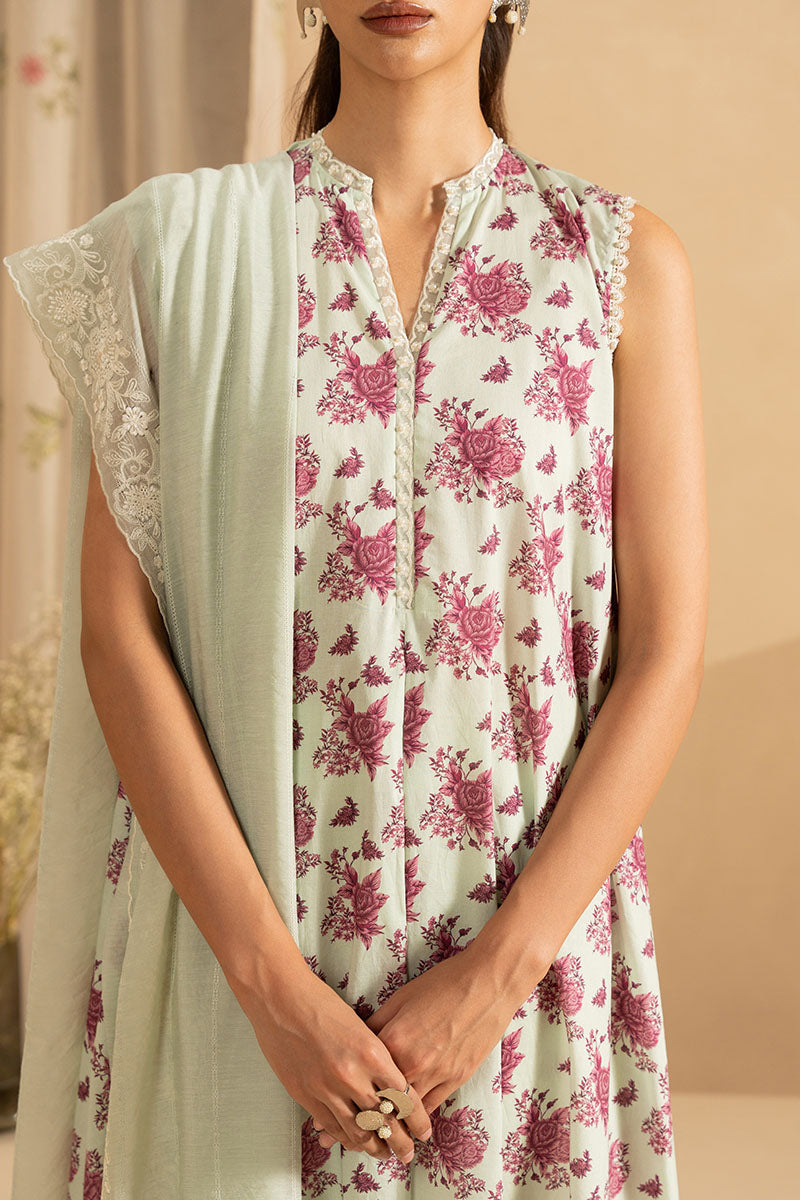 Cross Stitch - PISTACHIO DUST - Lawn - 3 Piece - Unstitched