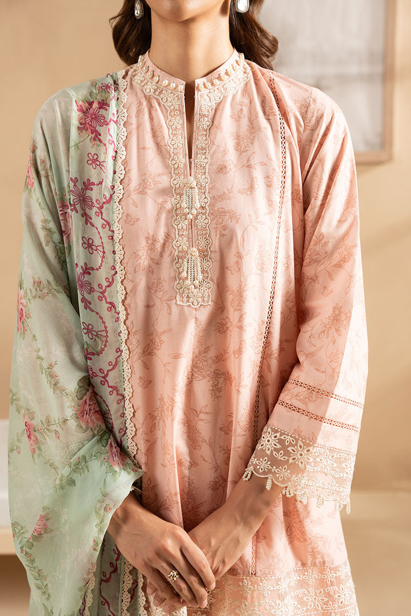 Cross Stitch - ROSE BLEND - Lawn - 3 Piece - Unstitched