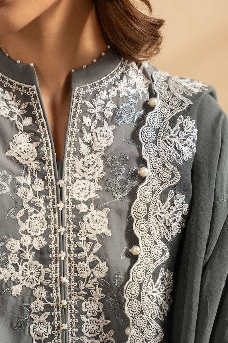 Cross Stitch - SOFT GRAPHITE - Lawn - 3 Piece - Unstitched