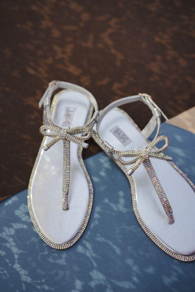 Basic by Chapter 13 - Fancy Sandals | Starlight Bow - Silver - 19108