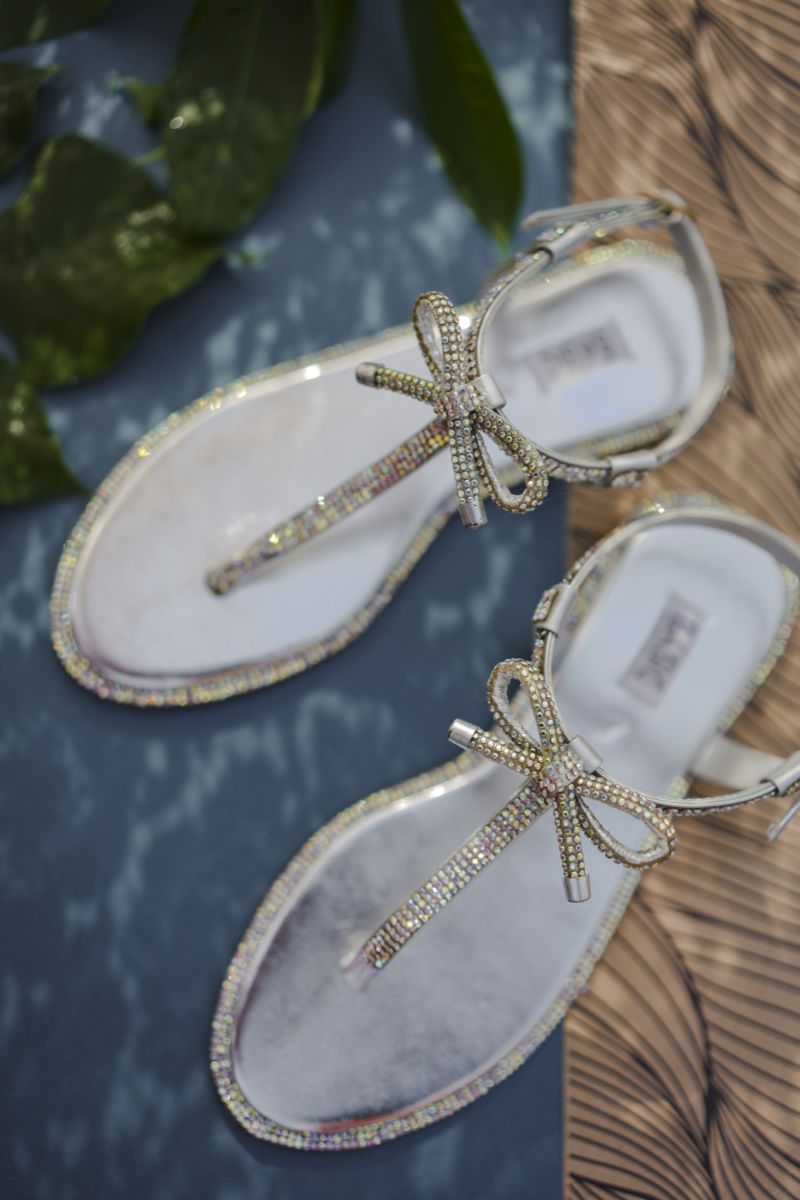 Basic by Chapter 13 - Fancy Sandals | Starlight Bow - Silver - 19108