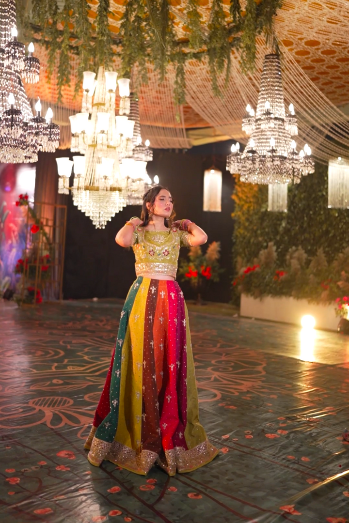 Fatima Faisal from Sistrology in Anayra Amal - Dastak - Multi Color - Korean Silk & Organza - 3 Piece