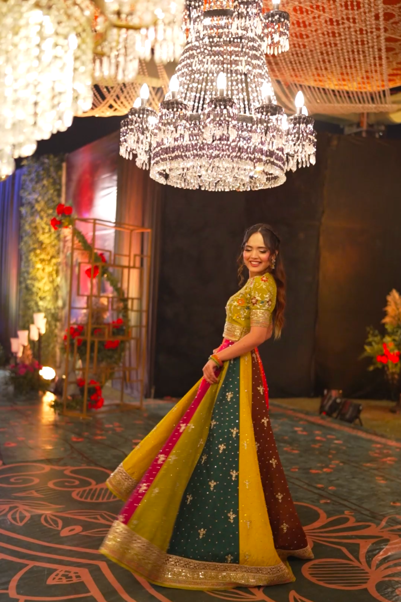 Fatima Faisal from Sistrology in Anayra Amal - Dastak - Multi Color - Korean Silk & Organza - 3 Piece