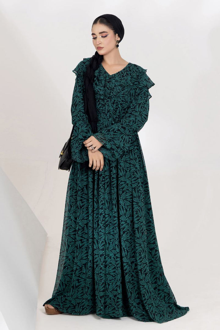 Malbus - Fern - Chiffon - Black - 1 Piece