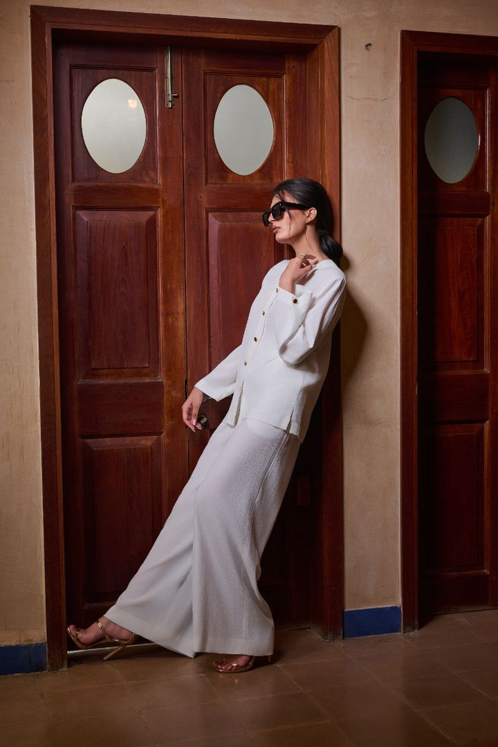 Gulabo - LUMEN SET - Blended Crepe - White - 2 Piece