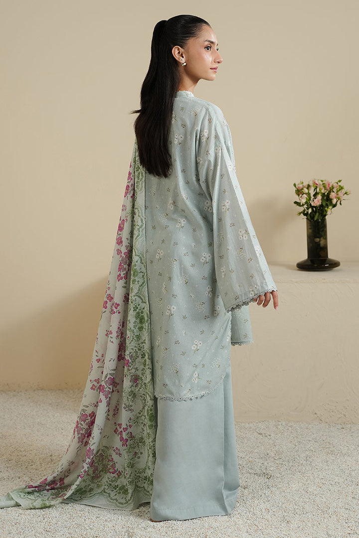 Cross Stitch - GRAY FROST - Lawn - 3 Piece - Unstitched