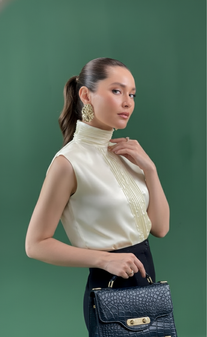 Syah - Sofia - Silk - Cream - 1 Piece