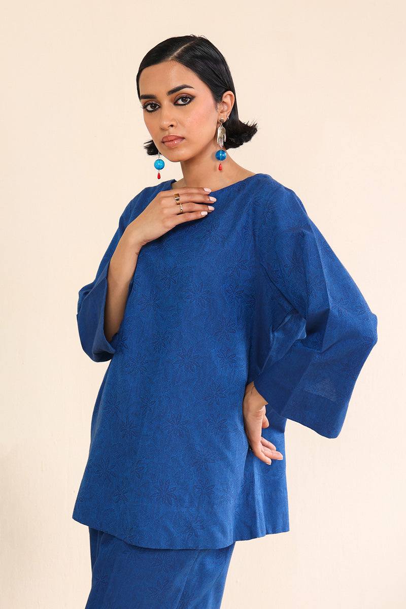 Generation - Flo Roar Top - Blue - Jacquard - 2 Piece