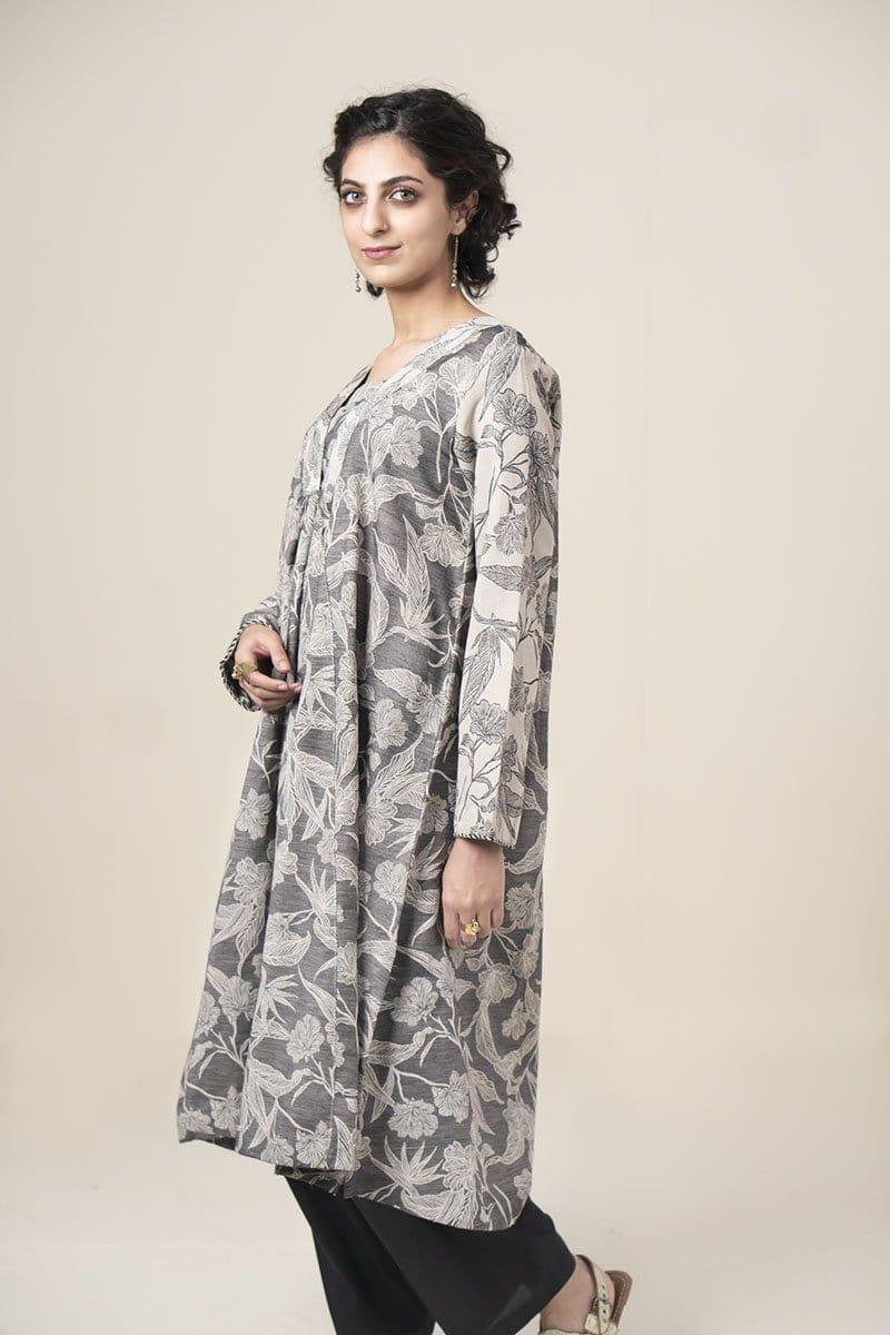 Generation - Grey Scale Frock - Jacquard - 1 Piece