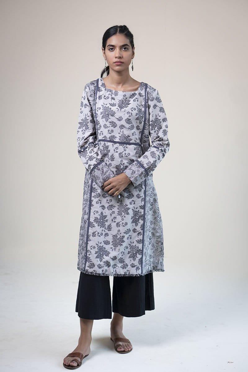 Generation - Grey Scale Printblocked Shirt - Jacquard - 1 Piece