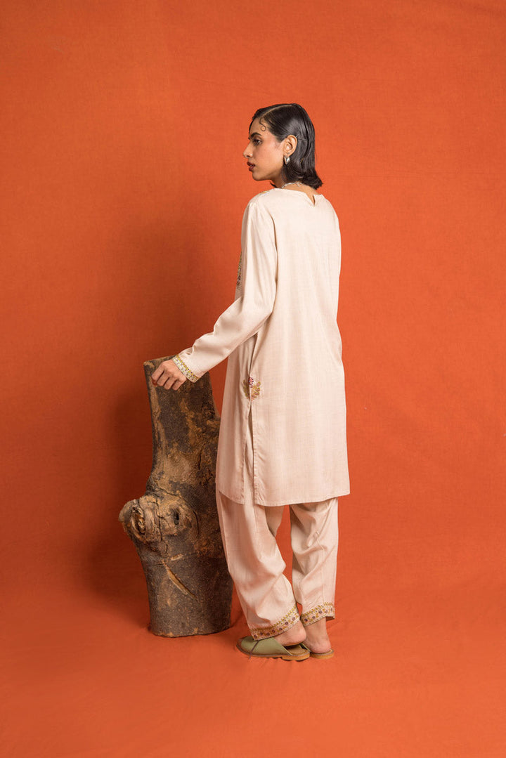 Generation - Paisley Chaar Kali - Cotton - Beige