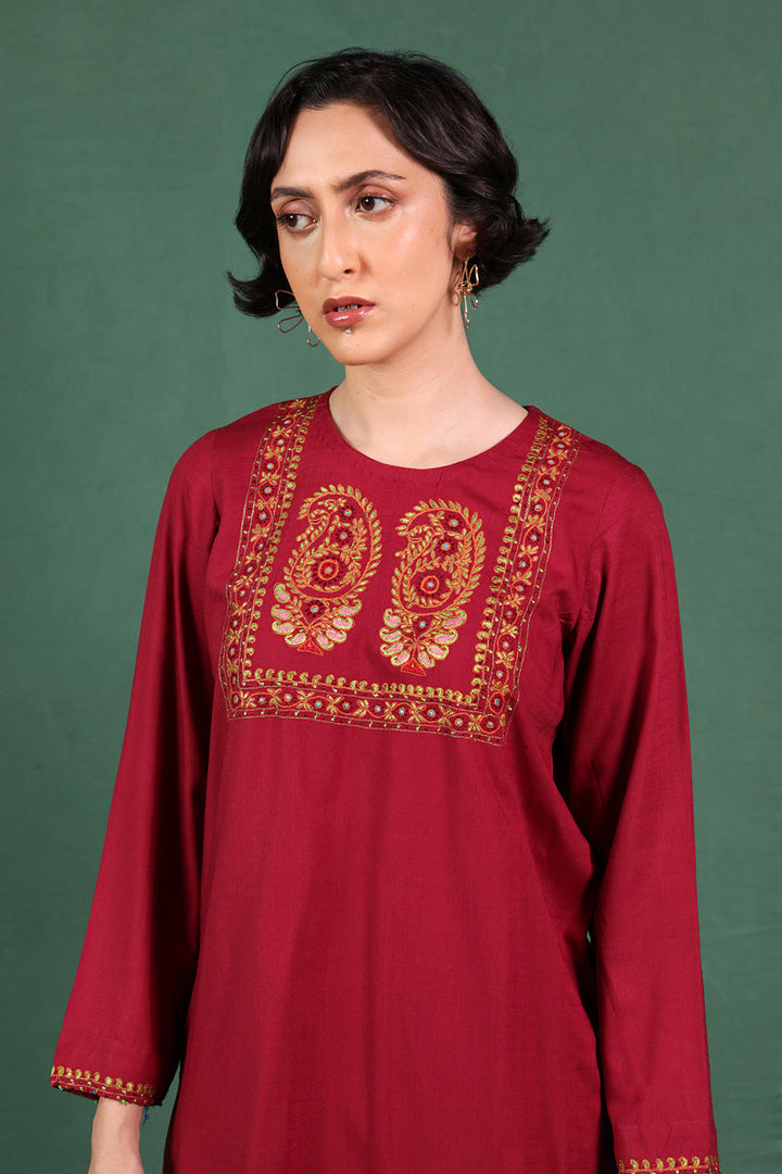 Generation - Paisley Chaar Kali - Cotton - Beige