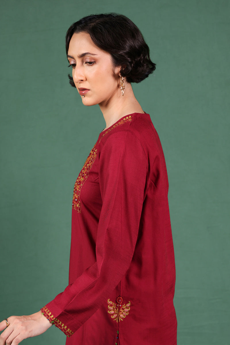 Generation - Paisley Chaar Kali - Cotton - Beige
