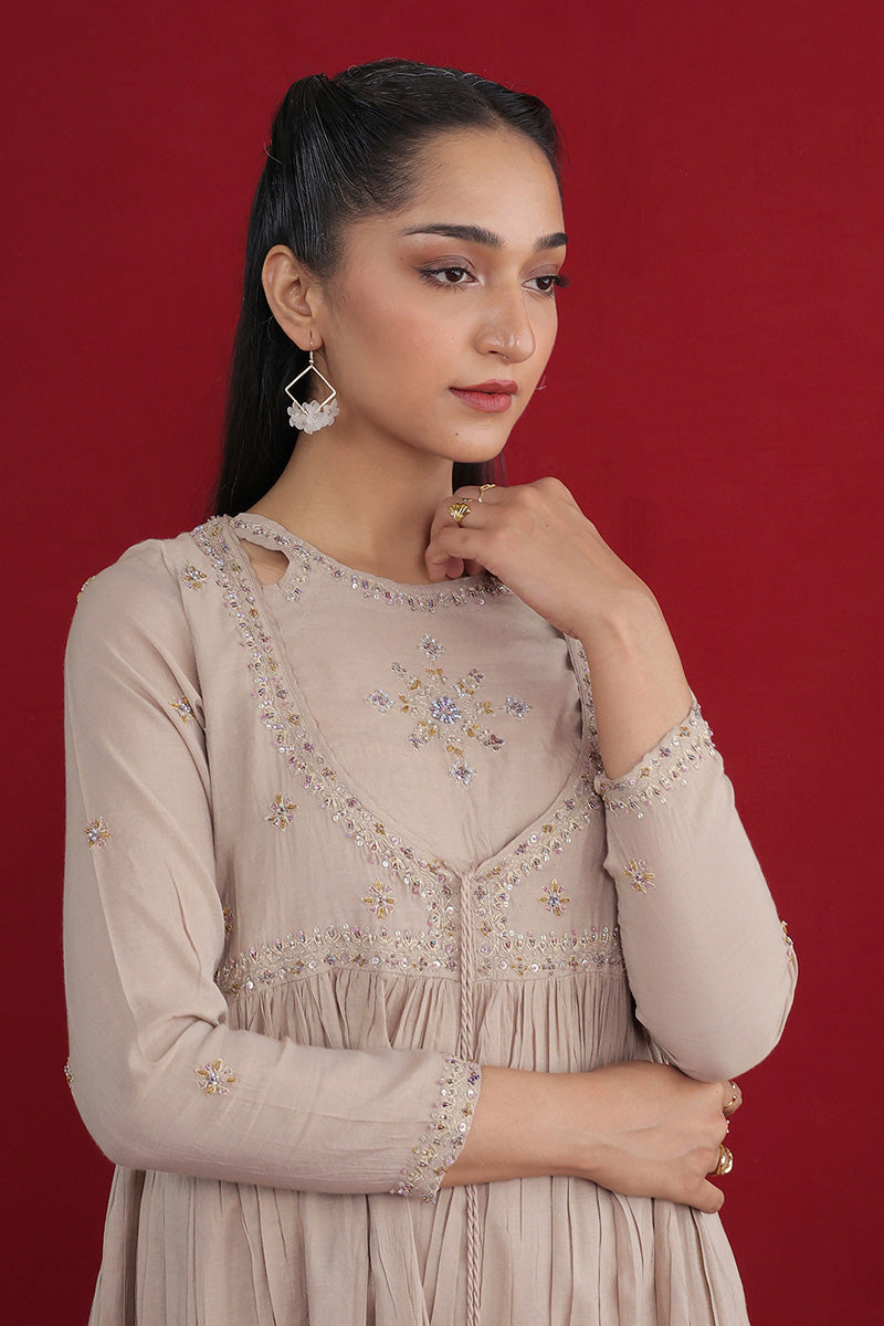 Generation - Regal Balochi Begum - Beige - Cotton - 3 Piece