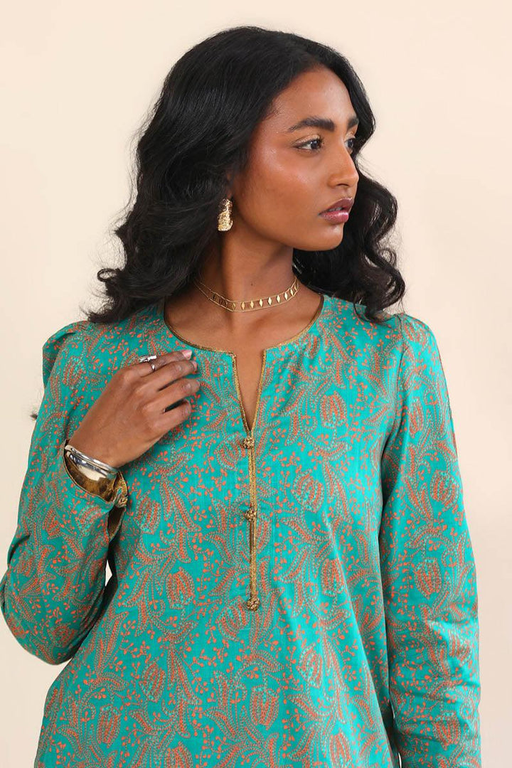 Generation - Tarkashi Set - Green - Lawn - 2 Piece