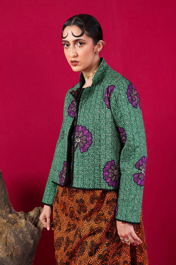 Generation - The Safari Jacket - Cambric - Green - 1 Piece