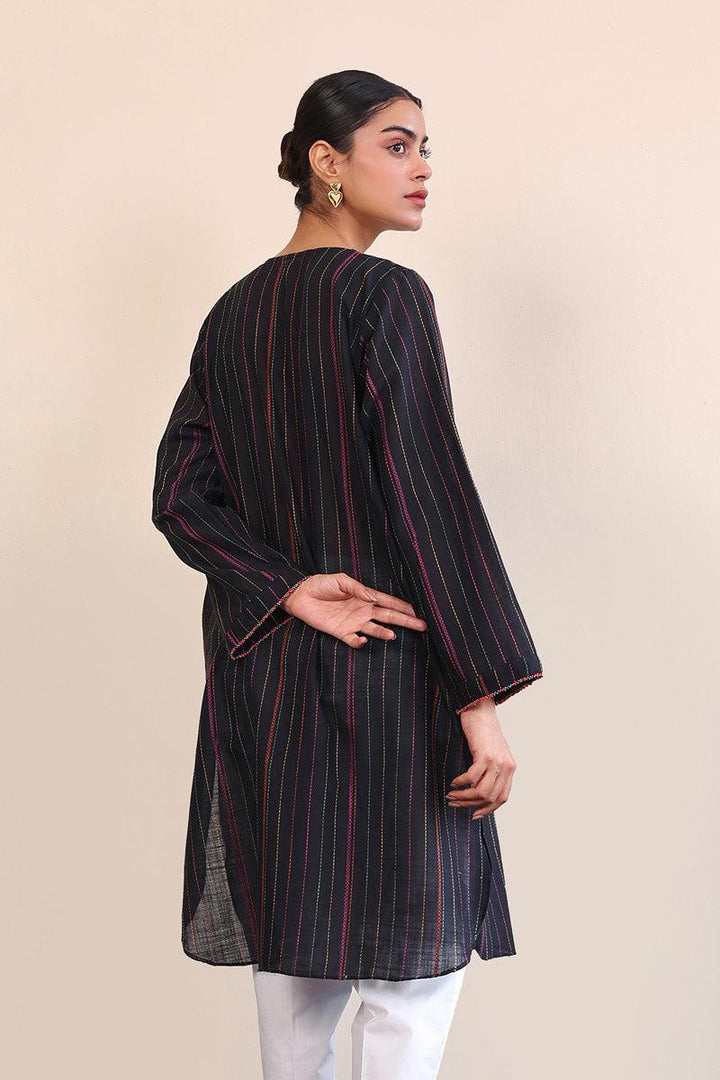 Generation - Tinka Kurta - Black - Lawn - 1 Piece