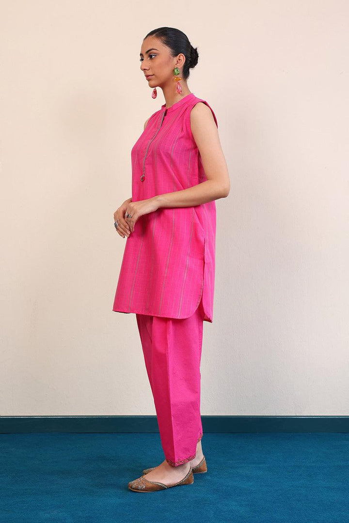 Generation - Tinka Kurta - Red - Lawn - 1 Piece