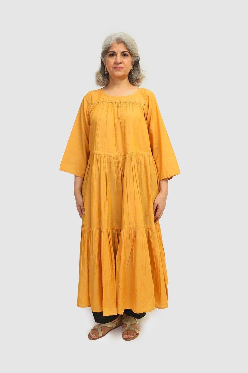 Generation - Yellow Doodling - Cambric Cotton - 1 Piece