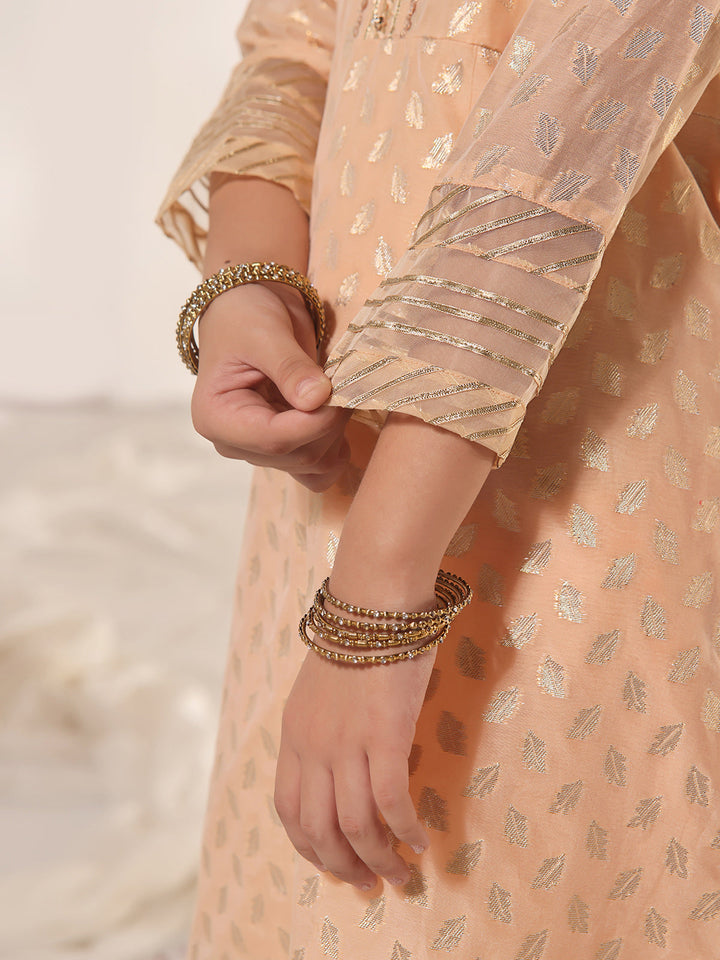 Oaks - Fancy Pret Shirt Trouser Jacquard Orange  - 2 Piece