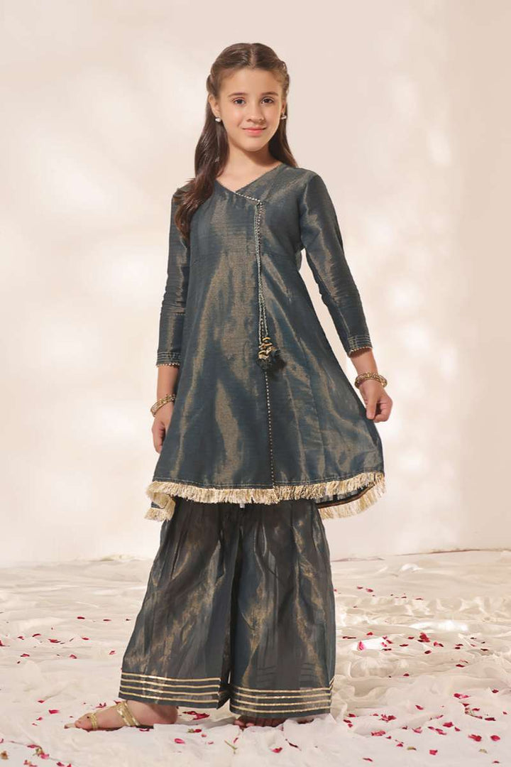 Oaks - Fancy Pret Kurti Masoori Dark Brown  - 1 Piece