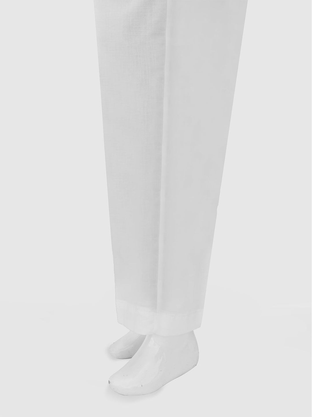Oaks - Girls' White Dyed Cambric Trouser  - 1 Piece