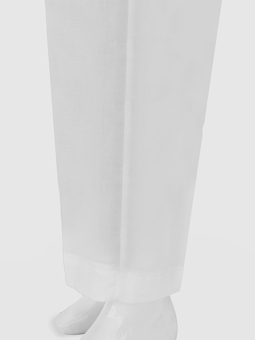 Oaks - Girls' White Dyed Cambric Trouser  - 1 Piece