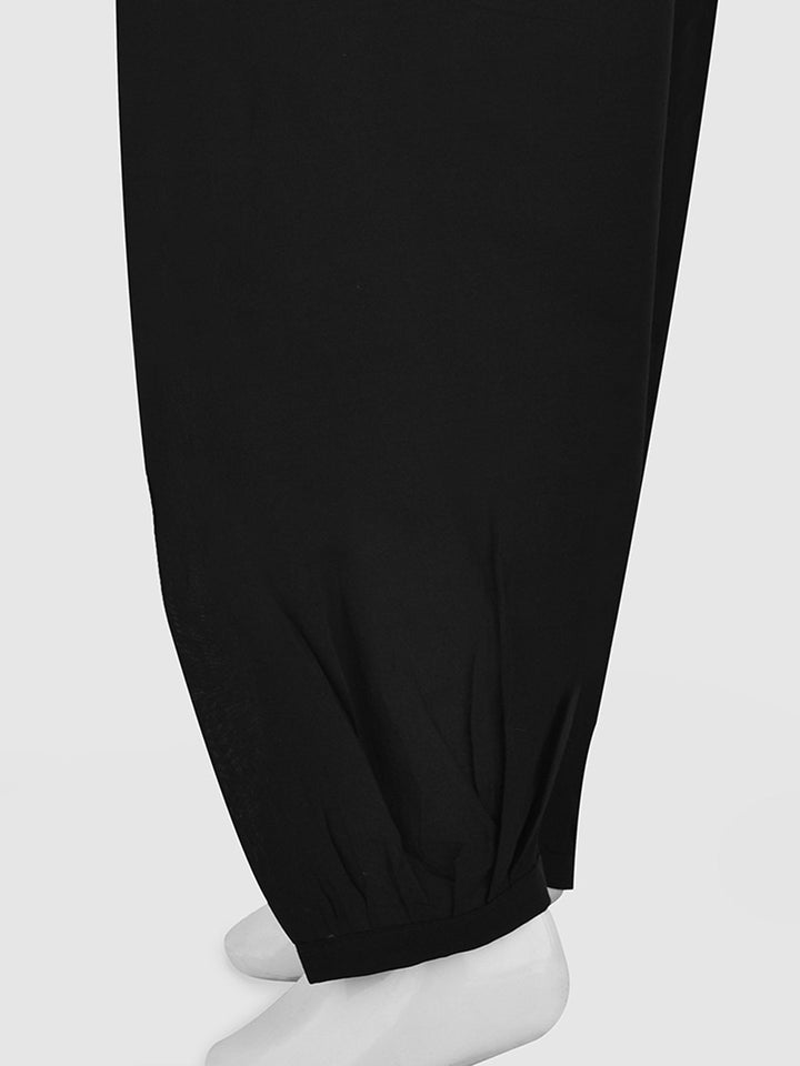 Oaks - Girls' Black Dyed Lawn Shalwar  - 1 Piece