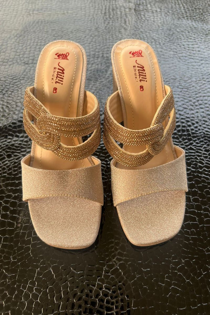 Milli Shoes - Radiant Knot - Golden - Heels