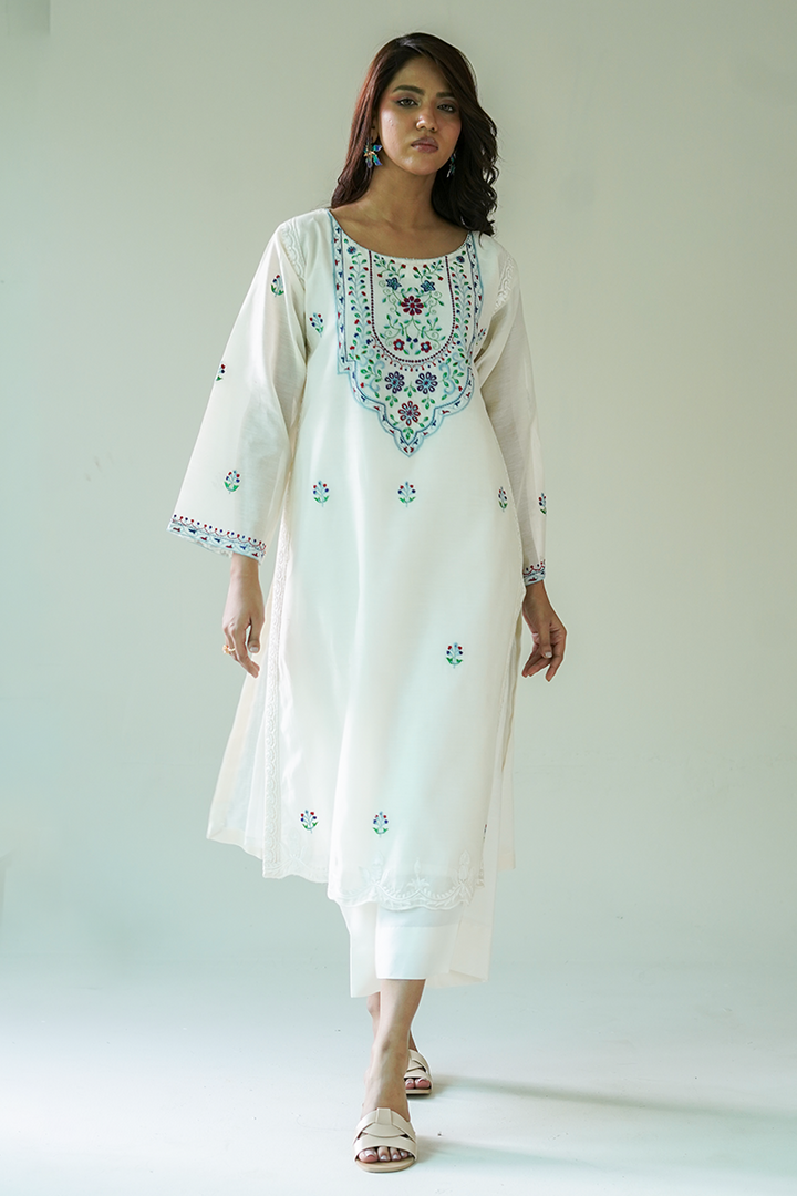 Gul E Noor - Sanin - Off white - Khaadi Cotton - 3 Piece
