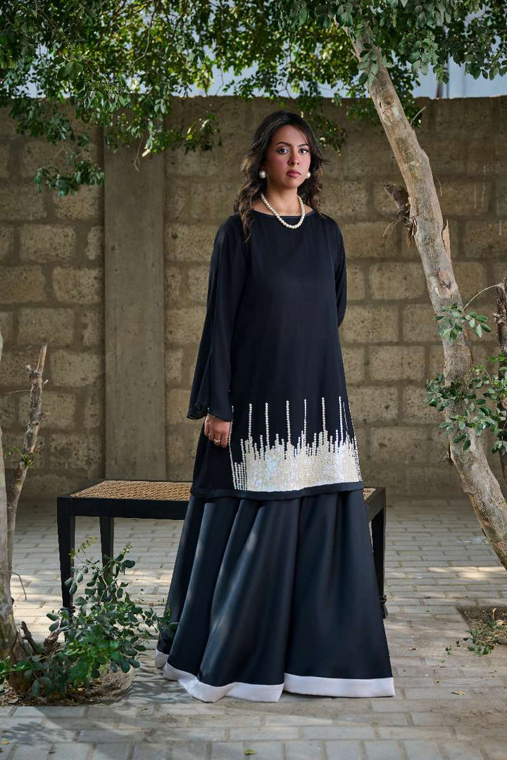 Gulabo - Blended Inara Shirt For Women - Black - 1 Piece